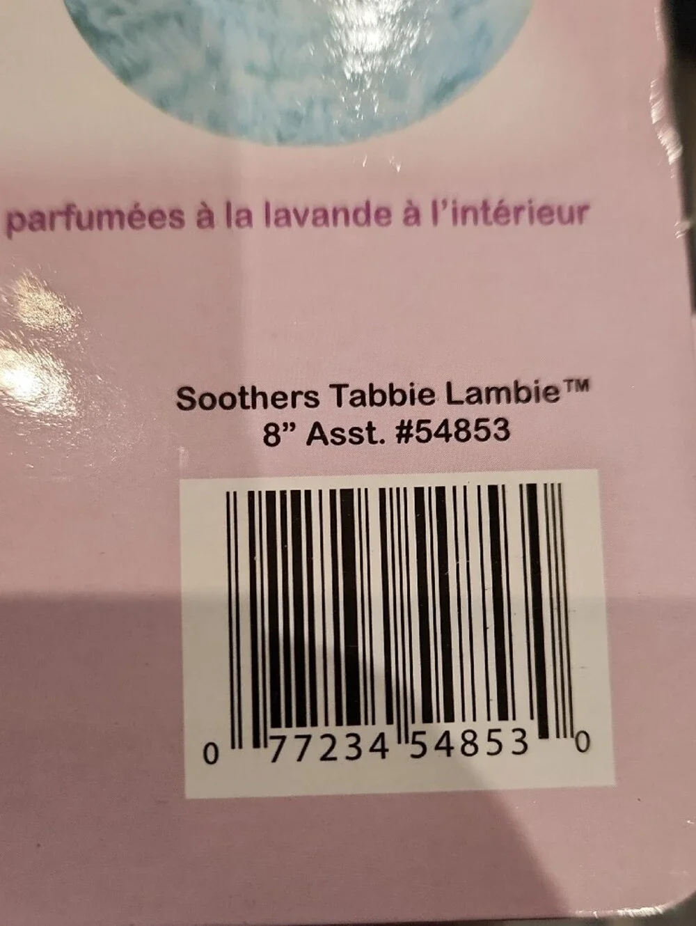 SPOT Soothers Plush Lamb Dog Toy in Pink with Ribbon Tabs 8